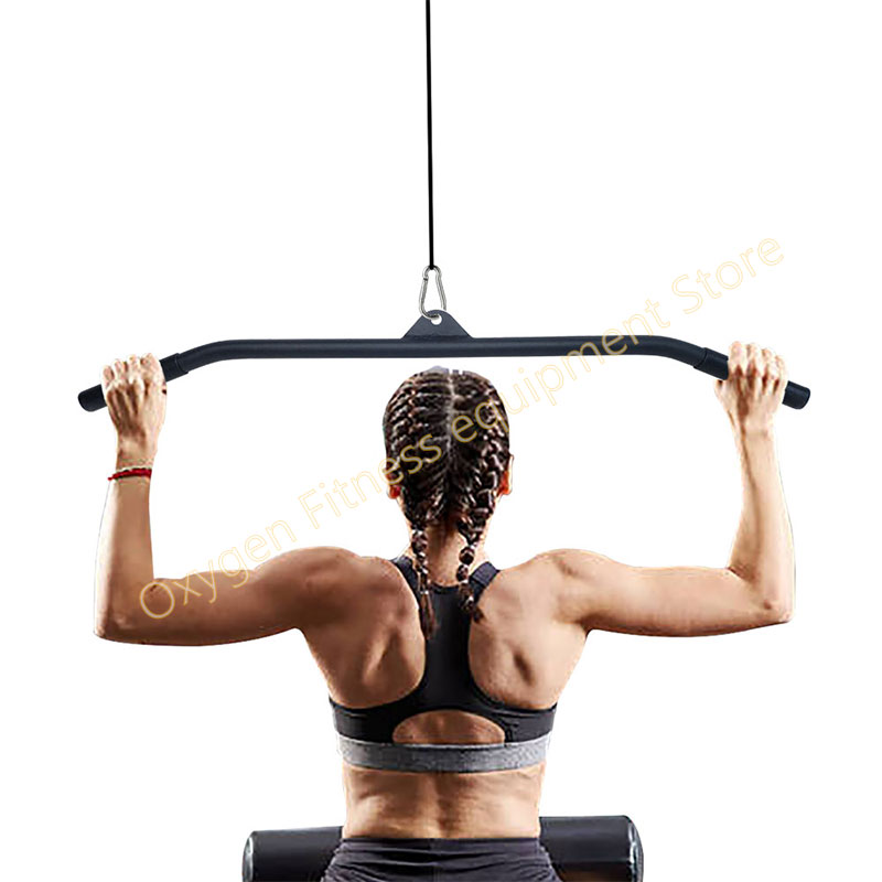 Home Gym Cable - 29/39/48 pollici LAT Pulldown Bar allegati