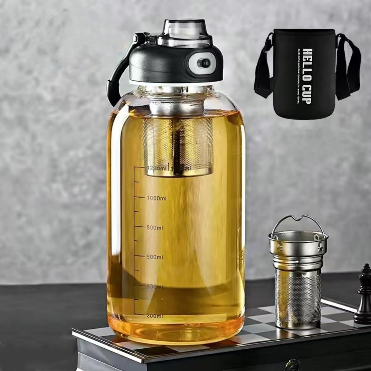 Kettler Home Gym - Bicchiere da tè in vetro con
