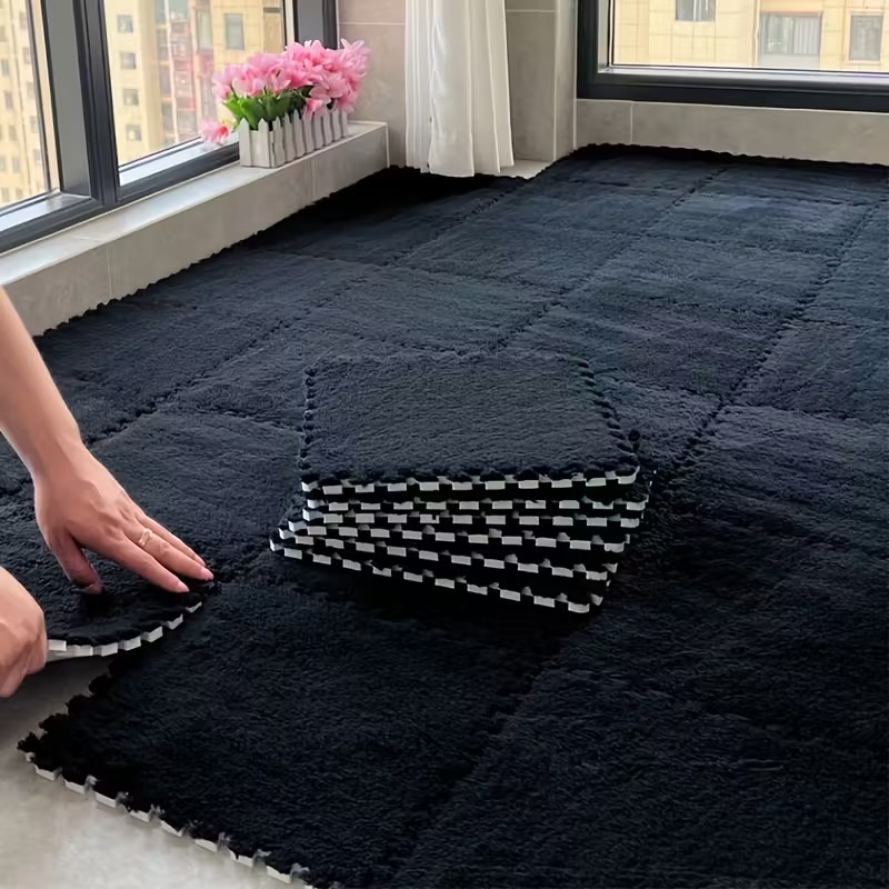 Home Gym Rubber Flooring - 10/20 pezzi tappetino in peluche ad