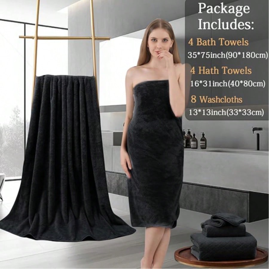 Home Gym Luxury - Set di asciugamani da bagno oversize