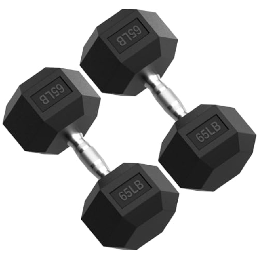 Hex Dumbbell Set - Set di manubri esagonali da 2,5-125