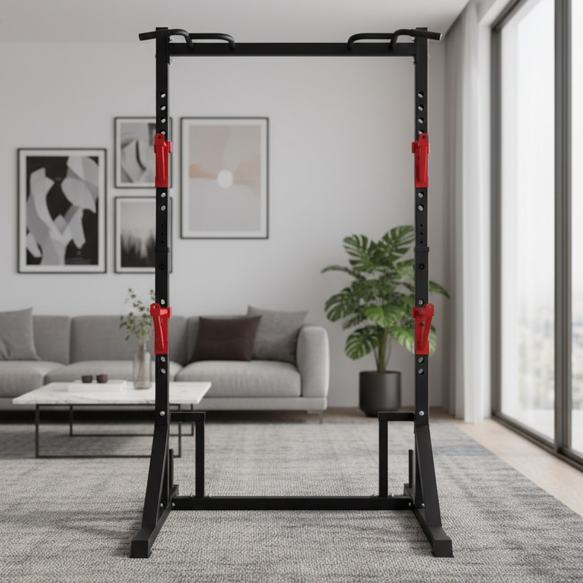 Power Rack Regolabile con Barr - Home Gym Power Rack recensione e prezzo