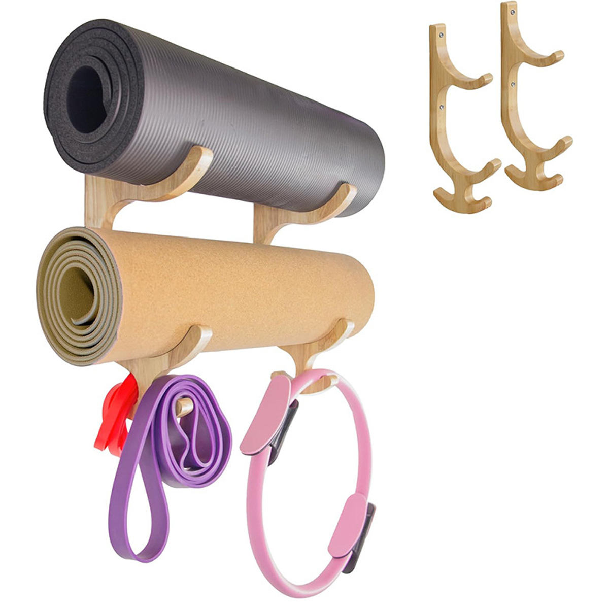 Supporto da parete per 2 fasce - Home Gym Resistance recensione e prezzo