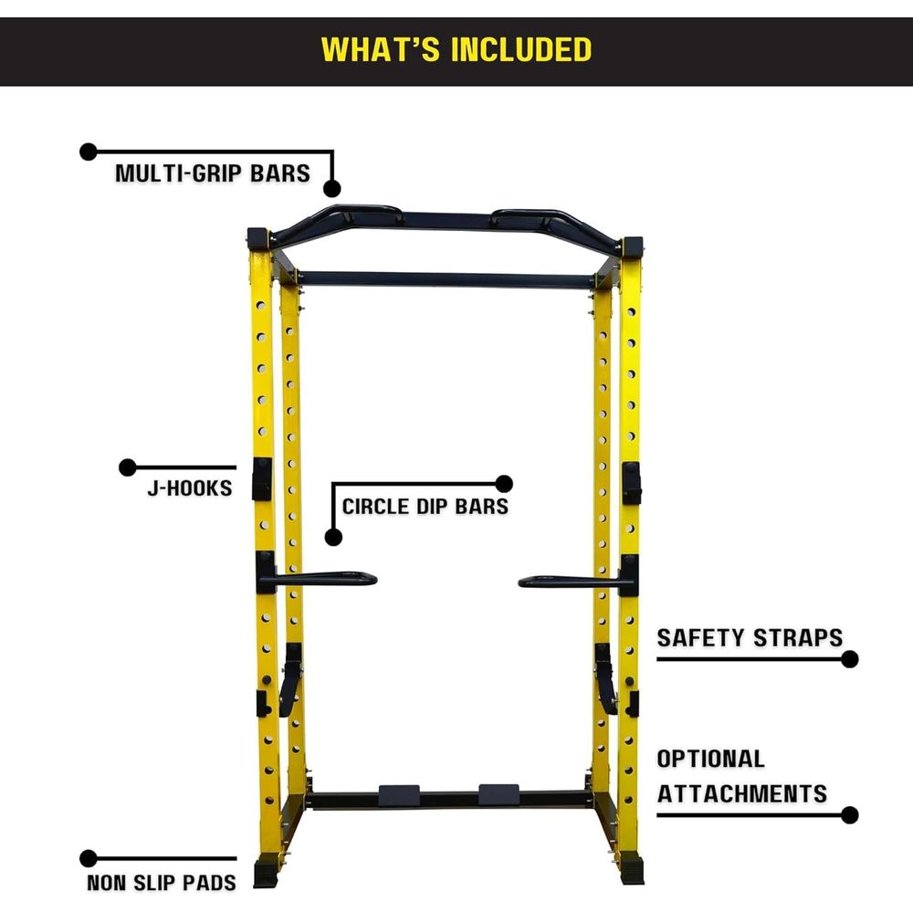 ELevon Power Cage Squat Rack p - Home Gym Power Rack recensione e prezzo