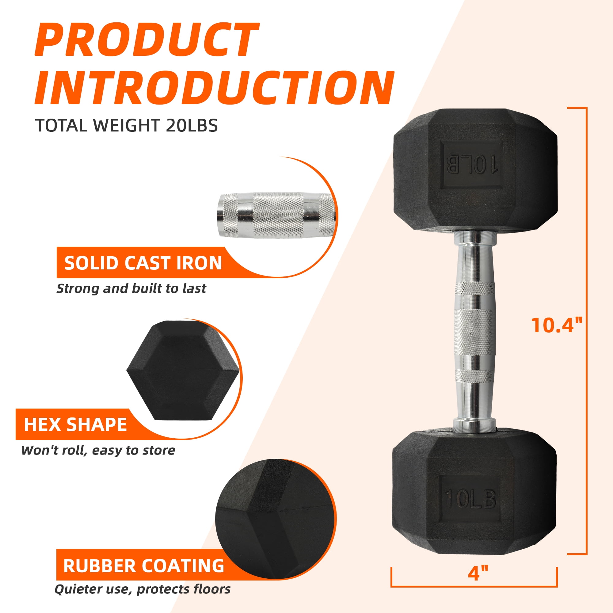Manubri Esagonali Rivestiti in - Home Gym Simple recensione e prezzo