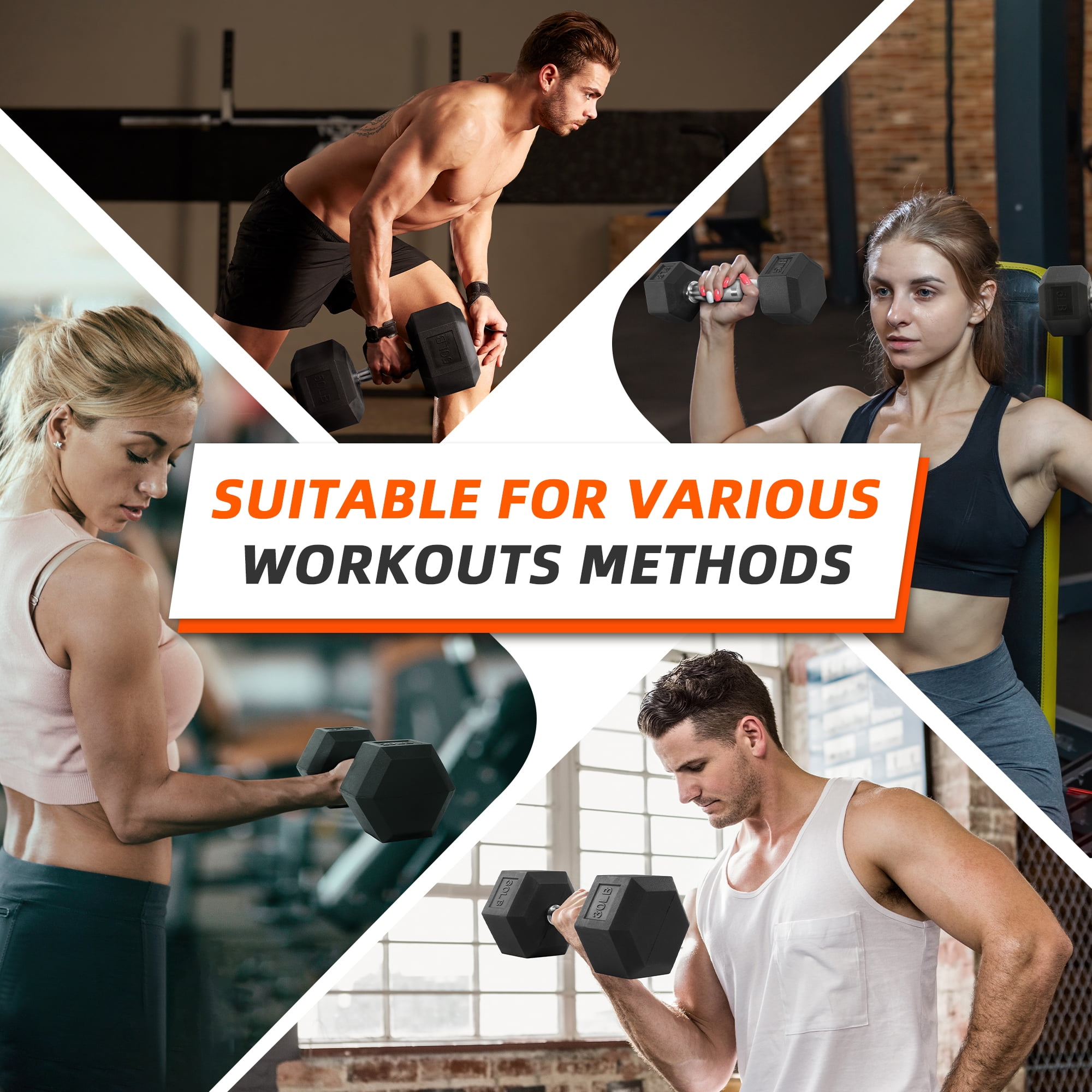 Manubri Esagonali Rivestiti in - Home Gym Simple recensione e prezzo