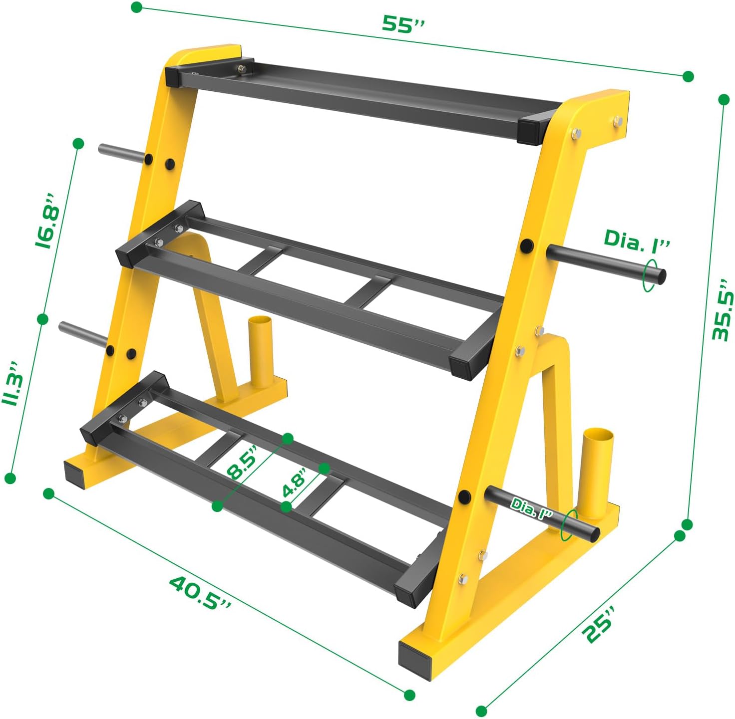 Supporto per manubri a tre liv - Home Gym Unit recensione e prezzo